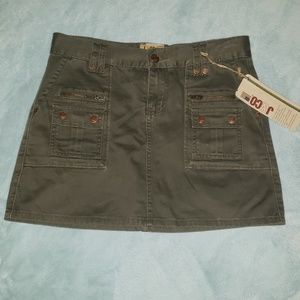 J&CO size 26 denim khaki skirt